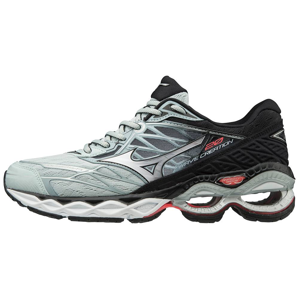 Damske Bezecke Topanky Mizuno Wave Creation 20 Modre/Čierne/Strieborne Vypredaj NOKC49015